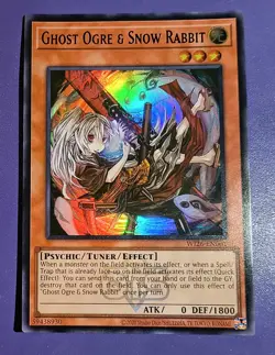Yu-Gi-Oh! Ghost Ogre & Snow Rabbit Ultra Rare WI26-EN001 NEAR MINT Winner's Pack - Image 1