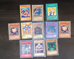 Fake Vintage Yu-Gi-Oh Holo Cards Lot Of 11 Novelty Cards - Image 1