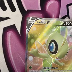 Celebi V (Full Art) 160/198 SWSH06: Chilling Reign - Ultra Rare Holo - Image 2
