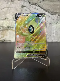 Celebi V (Full Art) 160/198 Swsh06: Sword & Shield - Chilling Reign Holo-NM - Image 1