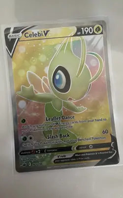 Celebi V (Full Art) 160/198 Swsh06: Sword & Shield - Chilling Reign Holo - Image 1