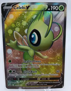 Celebi V (Full Art) 160/198 Swsh06: Sword & Shield - Chilling Reign Holo - Image 1