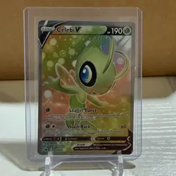 Celebi V (Full Art) 160/198 Swsh06: Sword & Shield - Chilling Reign Holo NM - Image 1