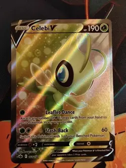 Celebi V (Full Art) 160/198 Swsh06: Sword & Shield - Chilling Reign Holo - Image 1