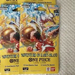 NEW One Piece TCG OP-15 Adventure on Kami's Island Sleeved Booster Pack English - Image 2