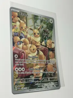 Pokemon TCG Twilight Masquerade 188/167 Eevee Illustration Rare - NM - Image 2