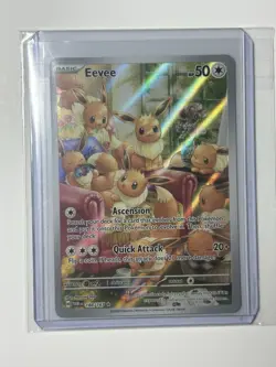 Pokemon TCG Twilight Masquerade 188/167 Eevee Illustration Rare - NM - Image 5