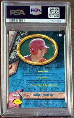2011 Bowman Mike Trout Bowman's Best Prospects RC PSA 9 Mint L.A. Angels #BBP9 - Image 3