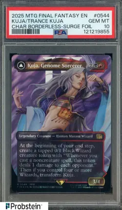 2025 MTG Final Fantasy Borderless Surge Foil #0544 Kuja Trance Kuja PSA 10 - Image 1