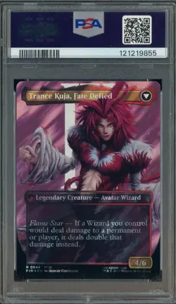 2025 MTG Final Fantasy Borderless Surge Foil #0544 Kuja Trance Kuja PSA 10 - Image 2