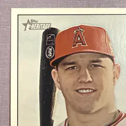 Mike Trout 2012 Topps Heritage #207 Los Angeles Angels - Image 2