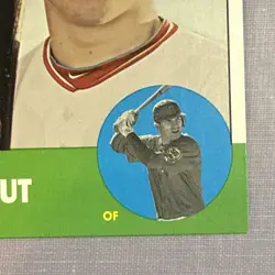 Mike Trout 2012 Topps Heritage #207 Los Angeles Angels - Image 5