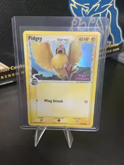 Pidgey 77/110 EX Holon Phantoms Stamped Reverse Holo Pokemon Card NM - Image 1