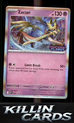 Zacian (Prerelease) 015 Pokemon Promo ME: Mega Evolution Promo Card NM - Image 1