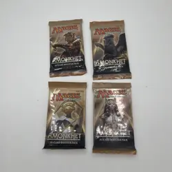 Magic the Gathering: Amonkhet (15 card) Booster Packs (4) NEW Factory Sealed - Image 1