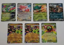 Pokemon TCG 6 Card Holo Full Art ex/EX Lot Iron Leaves Blissey Zygarde - Image 1