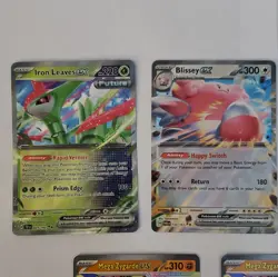 Pokemon TCG 6 Card Holo Full Art ex/EX Lot Iron Leaves Blissey Zygarde - Image 2
