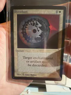 MTG Beta Disenchant - Moderately Played - Magic: The Gathering card - Image 1