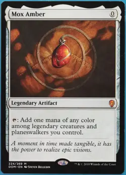 Mox Amber Dominaria PLD Mythic Rare MAGIC GATHERING CARD (ID# 522497) ABUGames - Image 1