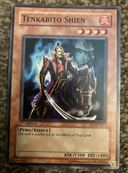 Tenkabito Shien - (Common/Rare "FIRE - PYRO/EFFECT" Yu-Gi-Oh! Trading Card). - Image 1