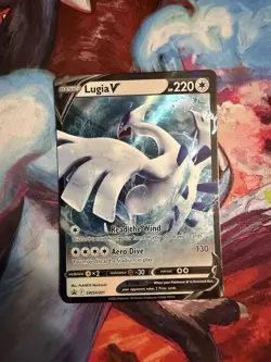 Lugia V SWSH301 SWSH: Sword & Shield Promo Cards Holo NM - Image 1