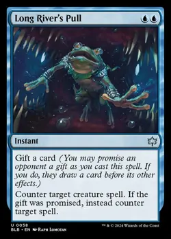 4x MTG Long River's Pull, NM-Mint, English Bloomburrow - Image 1