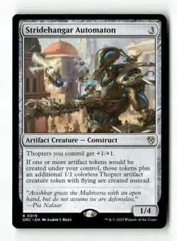 Stridehangar Automaton 19 MTG DRC R NM - Image 1