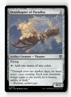 Ornithopter of Paradise 133 MTG DRC C NM - Image 1