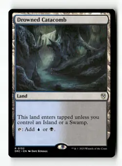 Drowned Catacomb 152 MTG DRC R NM - Image 1