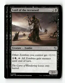 Lord of the Accursed 95 MTG DRC U NM - Image 1