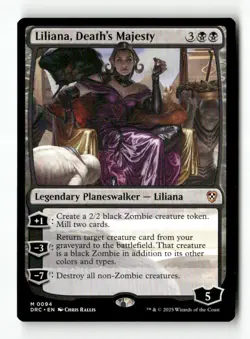 Liliana Death's Majesty 94 MTG DRC M NM - Image 1