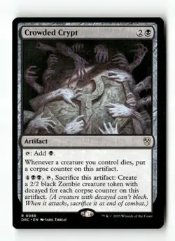 Crowded Crypt 88 MTG DRC R NM - Image 1