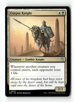 Corpse Knight 50 MTG DRC U NM - Image 1