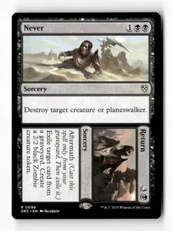Never // Return 96 MTG DRC R NM - Image 1