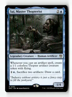 Sai Master Thopterist 82 MTG DRC R NM - Image 1