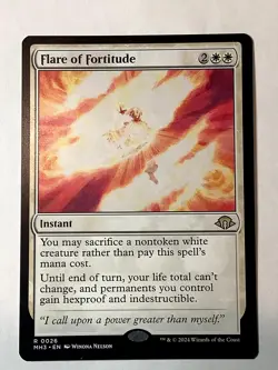 Flare of Fortitude 26 Rare Modern Horizons 3 Magic: The Gathering Near Mint - Image 1