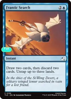 Frantic Search - Foil - TLE - 159 NM/LP - Image 1