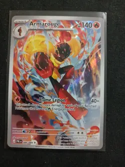 Pokemon TCG Armarouge Pitch Black Illustration Rare 86/84 - Image 1