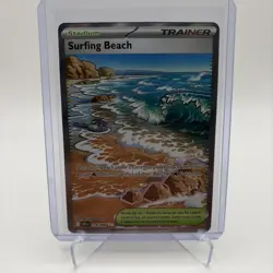 Surfing Beach 114/086 Pokemon TCG Chaos Rising Holo NM - Image 1