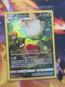 ROSERADE TG02/TG30 Holo Lost Origin Trainer Gallery Pokemon NM - Image 1