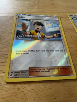 108/131 Judge Professor's Program Reverse Holo Stamped Pokemon TCG 2018 x2. NM. - Image 5