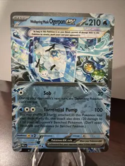 Wellspring Mask Ogerpon ex 27/131 Pokemon TCG SV: Prismatic Evolutions NM - Image 1