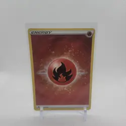 Fire Energy 153/159 Ultra Rare Crown Zenith Pokemon Holo Near Mint - Image 1