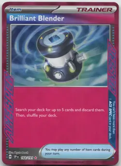 Brilliant Blender 164/191 ACE SPEC Rare Surging Sparks Pokemon Near Mint - Image 1