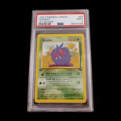 1999 POKEMON JUNGLE 1ST EDITION #63 VENONAT PSA 9 MINT - Image 1