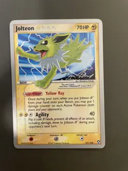 Pokemon TCG Jolteon Gold Star 101/108 World Championships Deck 2007 - Image 1
