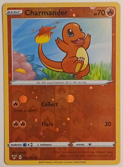 Pokemon Charmander - (Reverse Cosmos Holo) 023/185 - WITH SWIRL - Image 1