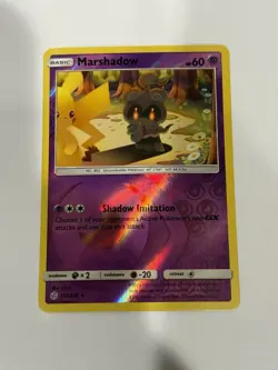 Pokemon TCG Marshadow Rare Reverse Holo SM Cosmic Eclipse 103/236 - Image 1
