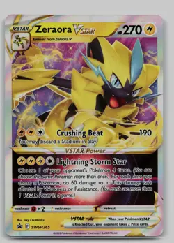 Zeraora VSTAR SWSH265 Holo Promo Sword & Shield Promo Pokemon Near Mint - Image 1