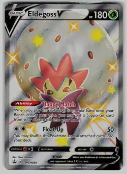 Eldegoss V SWSH084 Holo Promo Sword & Shield Promo Pokemon Moderately Played - Image 1